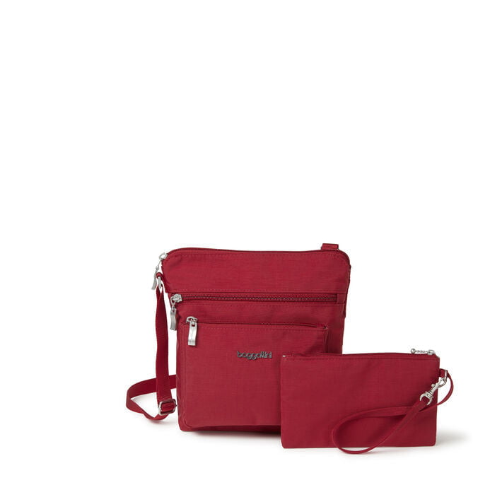 Baggallini Cross-Body Bag Apple Baggallini Pocket Crossbody With RFID
