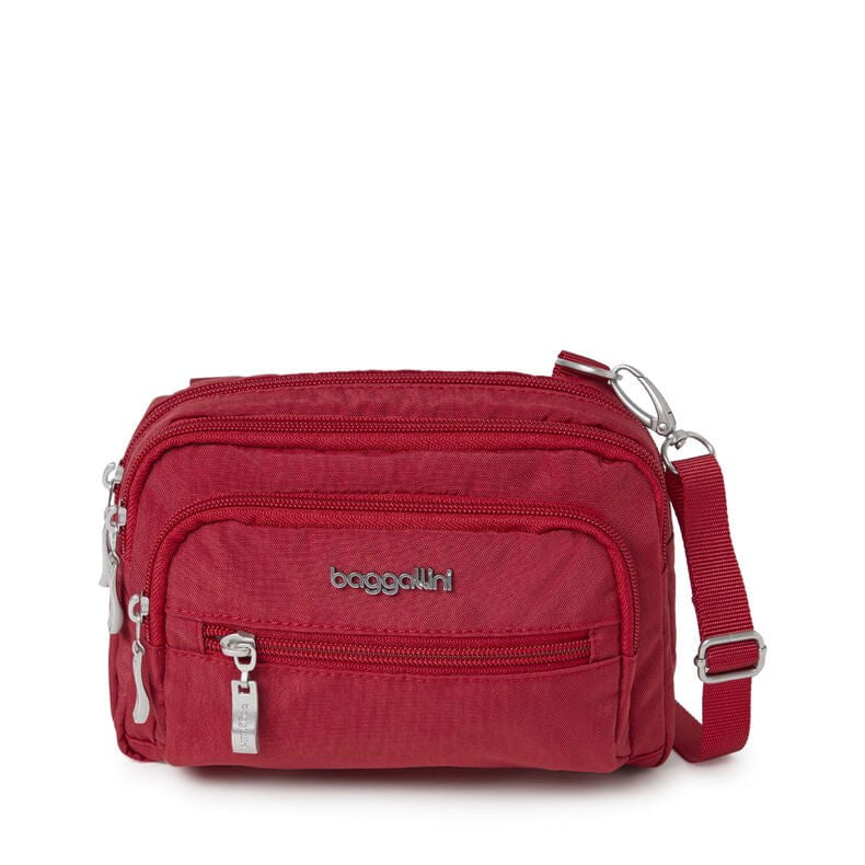Baggallini Cross-Body Bag Apple/Cloud Baggallini Triple Zip Bagg