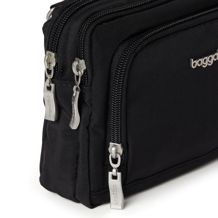 Baggallini Cross-Body Bag Baggallini Trifecta Wallet RFID Crossbody