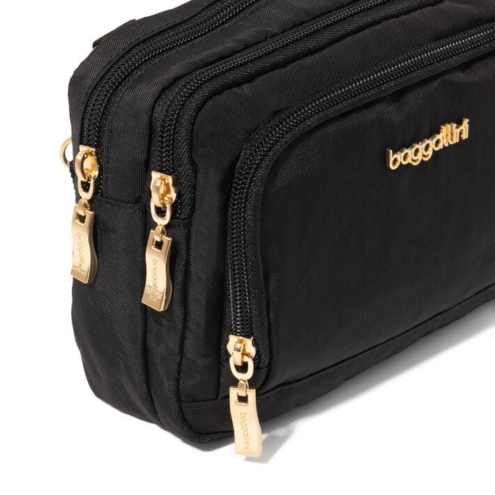 Baggallini Cross-Body Bag Baggallini Trifecta Wallet RFID Crossbody