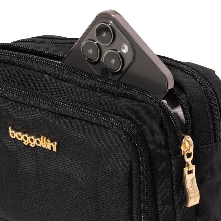 Baggallini Cross-Body Bag Baggallini Trifecta Wallet RFID Crossbody