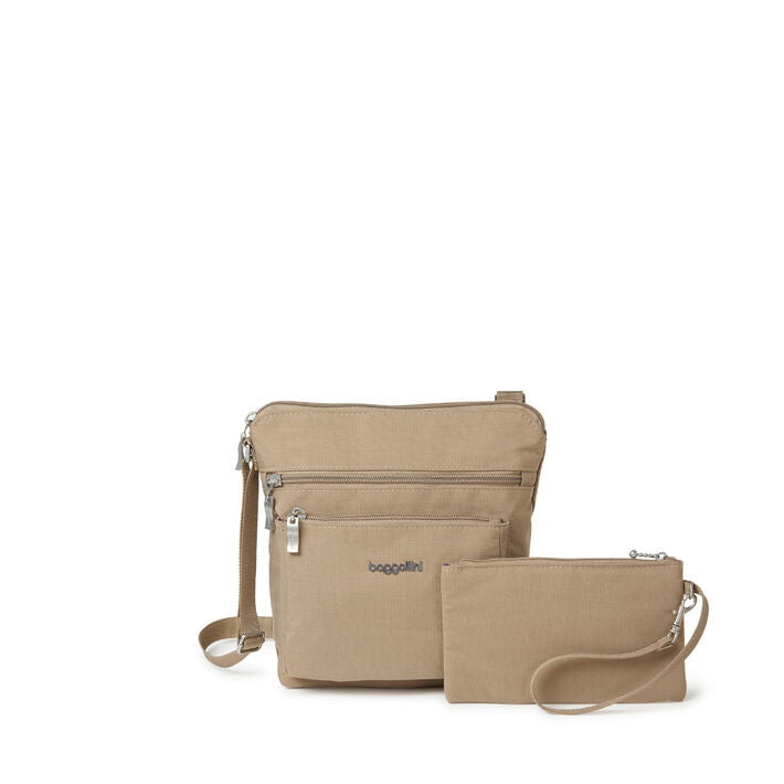 Baggallini Cross-Body Bag Beach Baggallini Pocket Crossbody With RFID