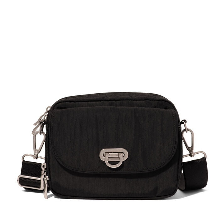 Baggallini Cross-Body Bag Black Baggallini Coastal Flip Lock Camera Bag Crossbody