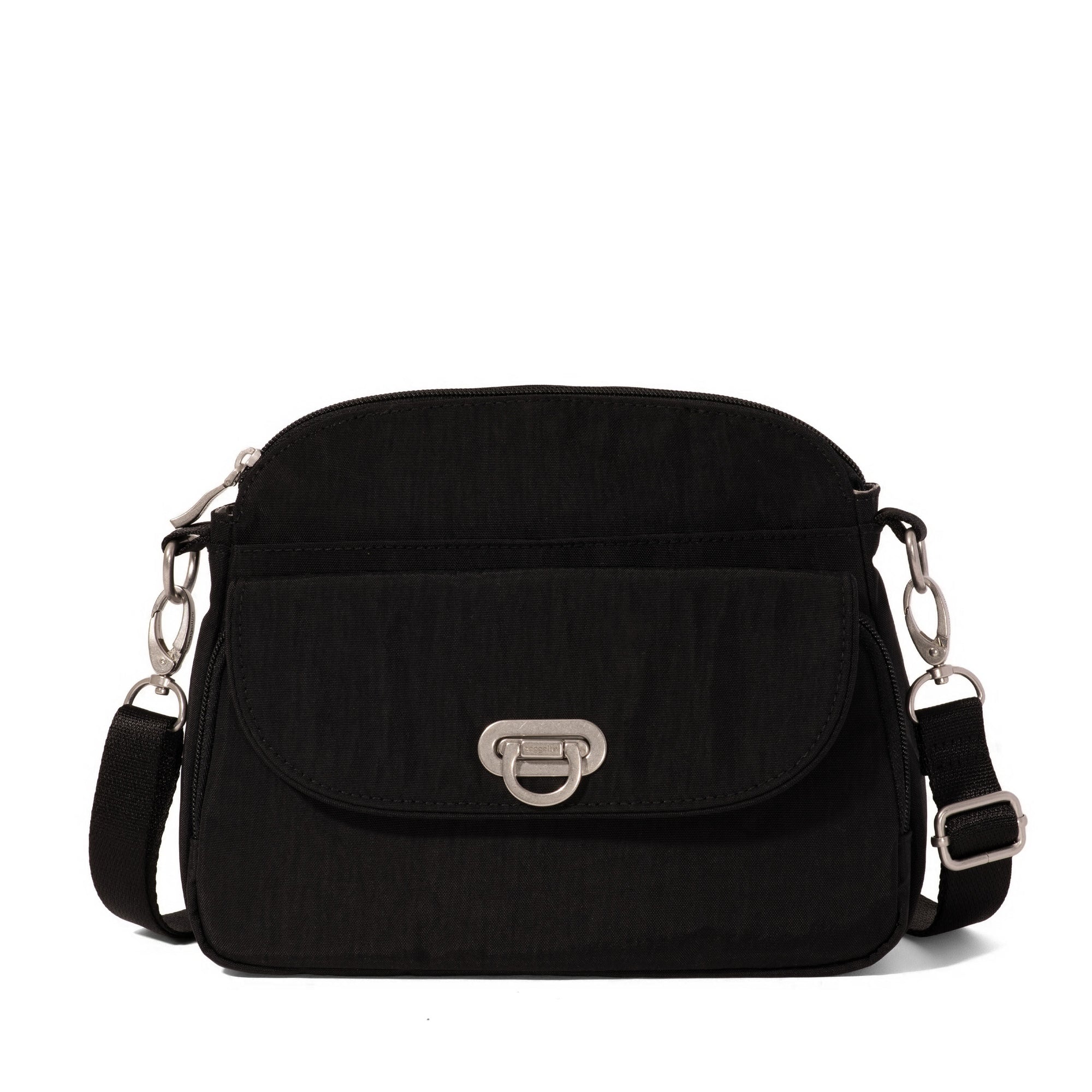 Baggallini Cross-Body Bag Black Baggallini Coastal Flip Lock Crossbody