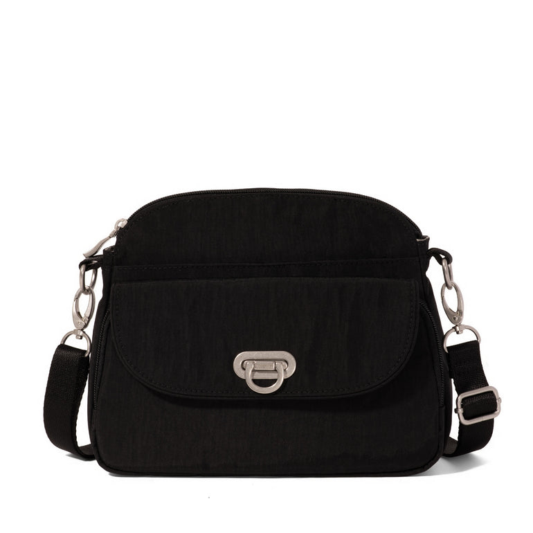 Baggallini Cross-Body Bag Black Baggallini Coastal Flip Lock Crossbody