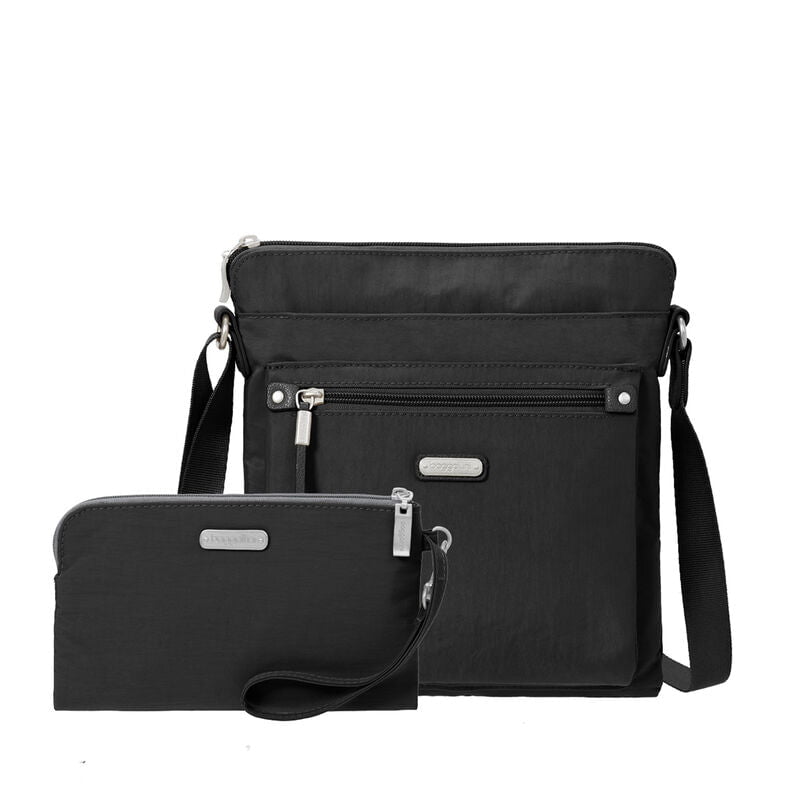 Baggallini Cross-Body Bag Black Baggallini Go Bagg With RFID Phone Wristlet