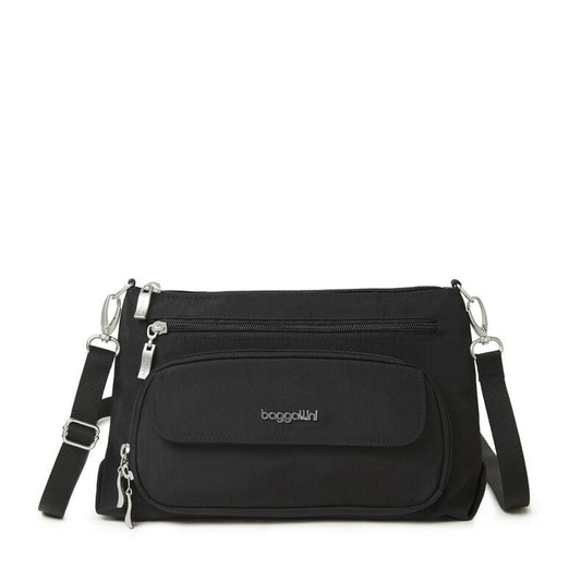 Baggallini Cross-Body Bag Black Baggallini Legacy Original RFID Everyday Crossbody Bag