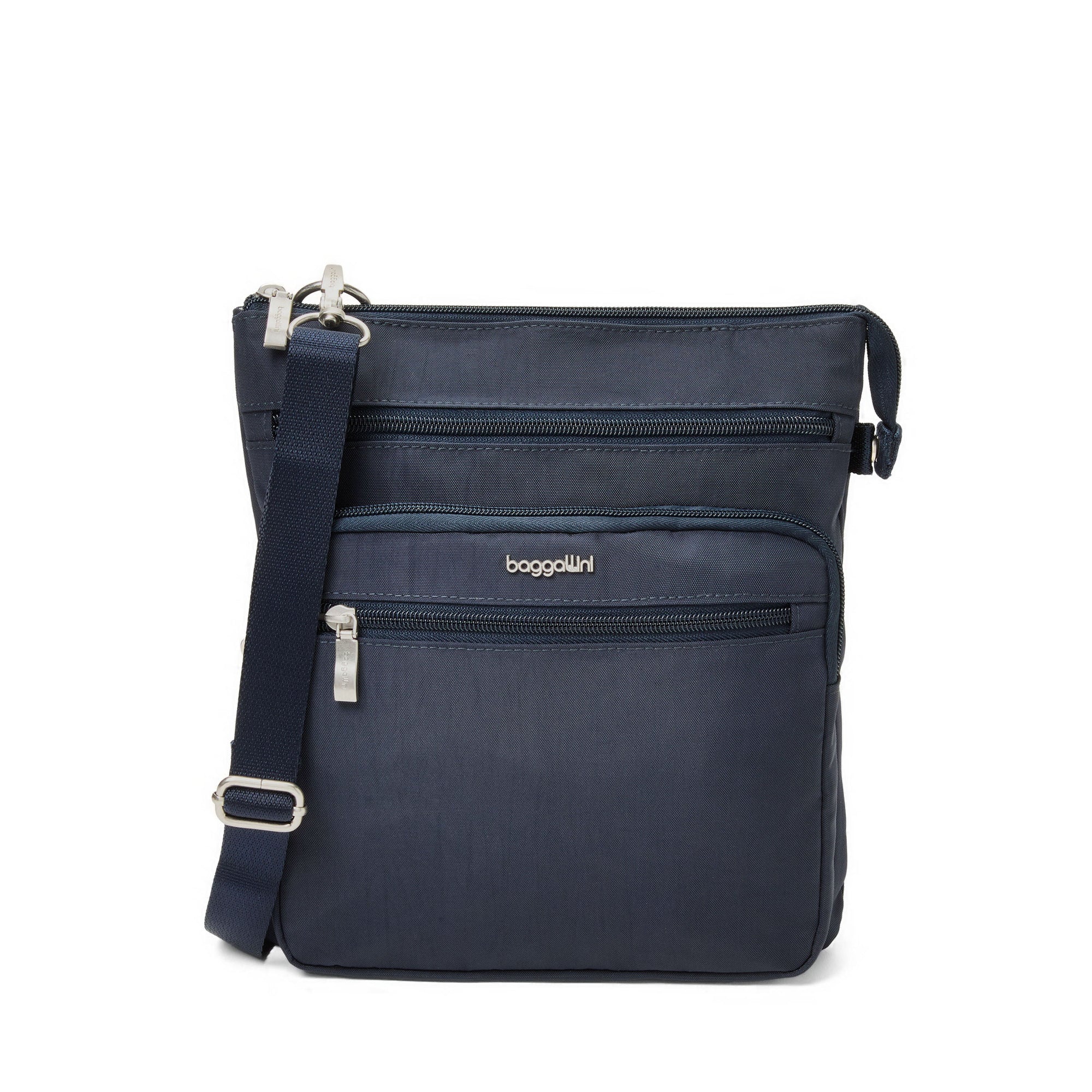 Baggallini Cross-Body Bag French Navy Baggallini Out And About Crossbody