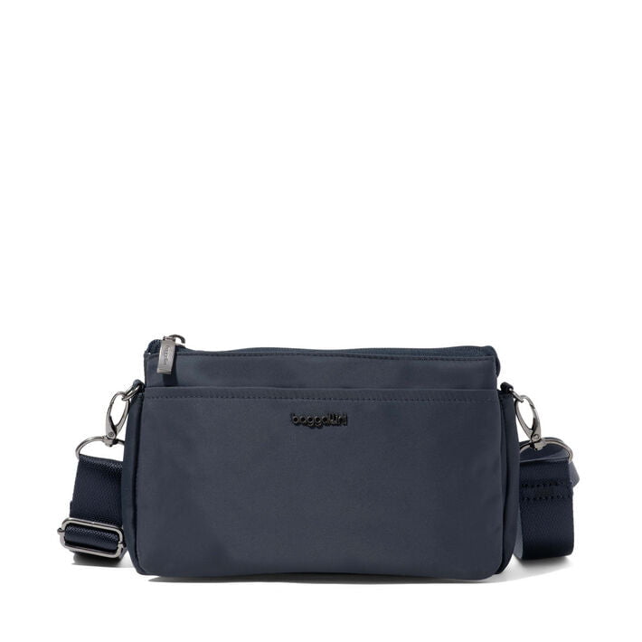 Baggallini Cross-Body Bag French Navy Twill Baggallini Perry Crossbody