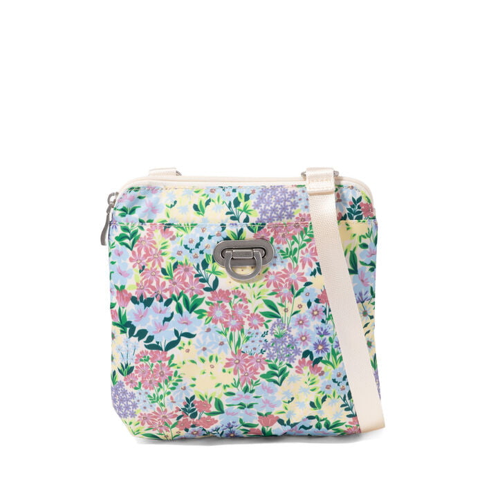 Baggallini Cross-Body Bag Meadow Print Baggallini Coastal Flip Lock Mini Crossbody