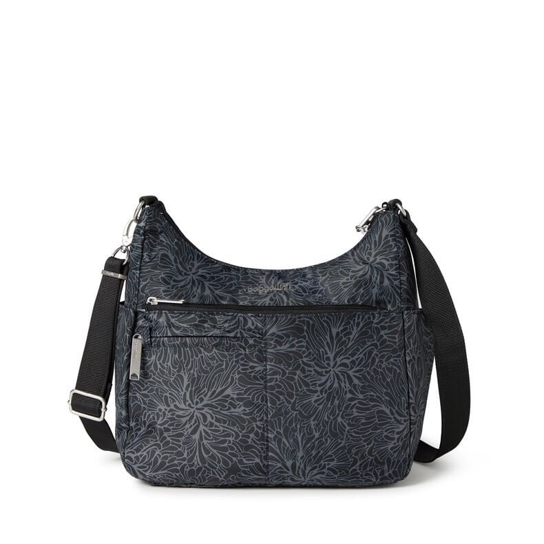 Baggallini Cross-Body Bag Midnight Blossom Baggallini Anti-Theft Free Time Crossbody Bag