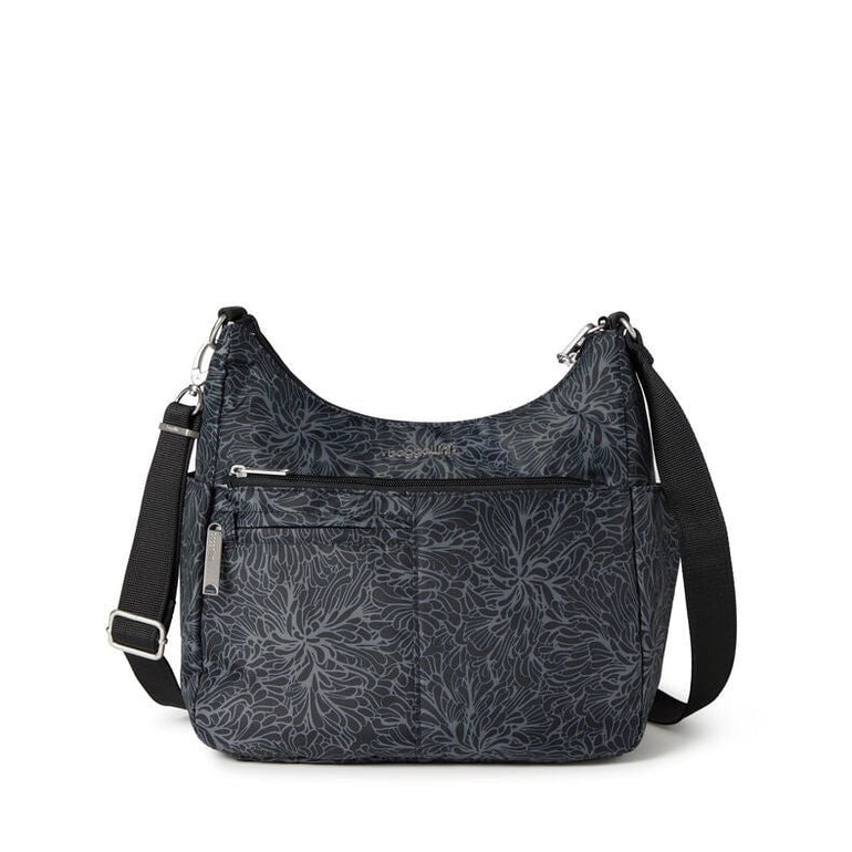Baggallini Cross-Body Bag Midnight Blossom Baggallini Anti-Theft Free Time Crossbody Bag