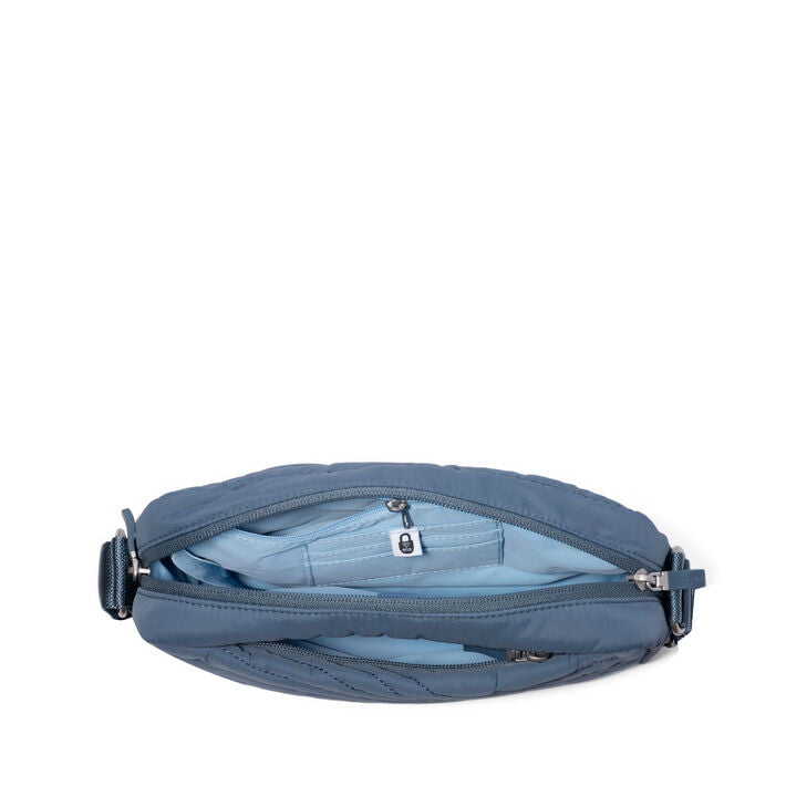 Baggallini Cross-Body Bag Mist Wave Puff Baggallini Set Wave Crossbody