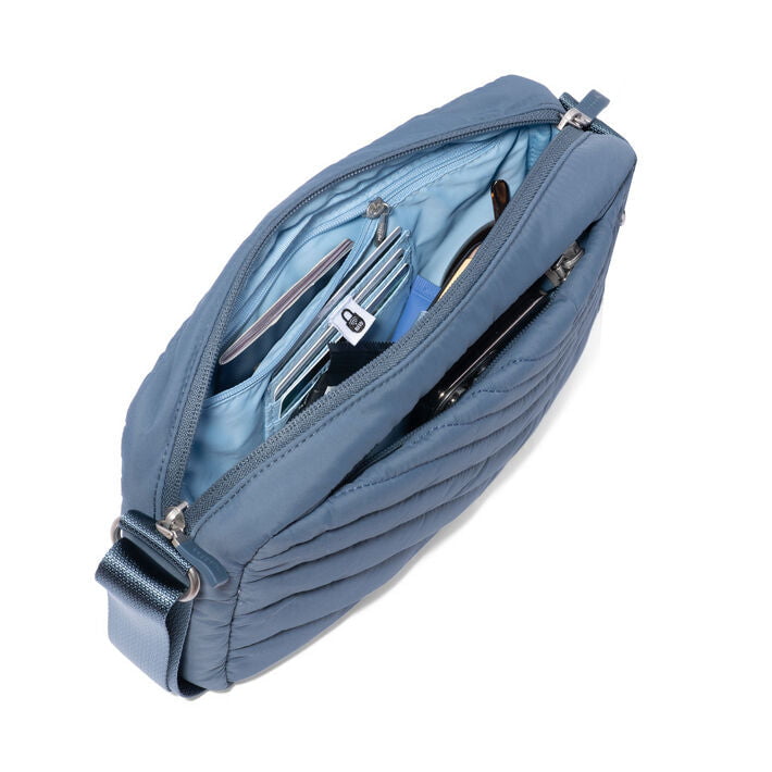 Baggallini Cross-Body Bag Mist Wave Puff Baggallini Set Wave Crossbody