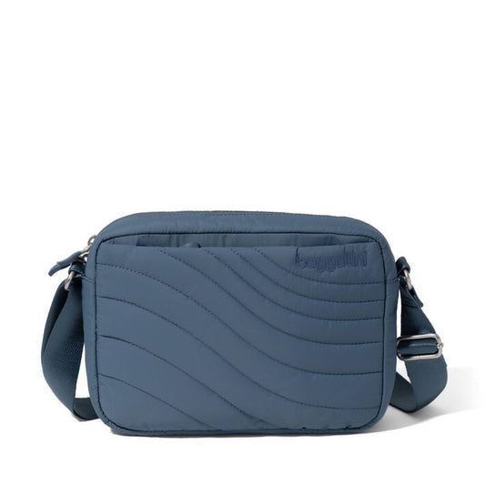 Baggallini Cross-Body Bag Mist Wave Puff Baggallini Set Wave Crossbody
