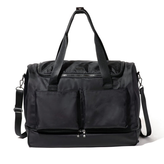 Baggallini Duffles Black Twill Baggallini Deluxe Fifth Avenue Weekender