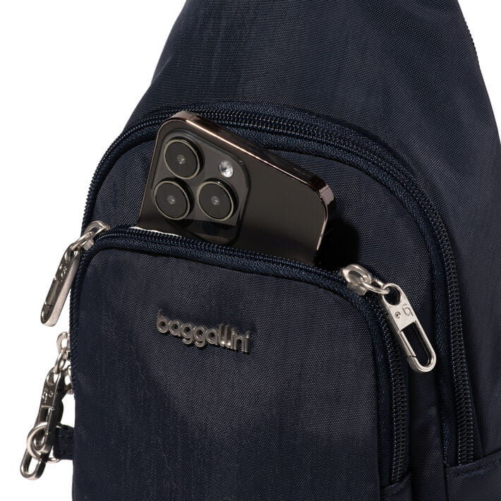 Baggallini Sling Bag Baggallini Securtex Anti-Theft Daytripper Sling