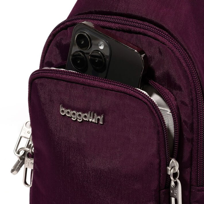 Baggallini Sling Bag Baggallini Securtex Anti-Theft Daytripper Sling