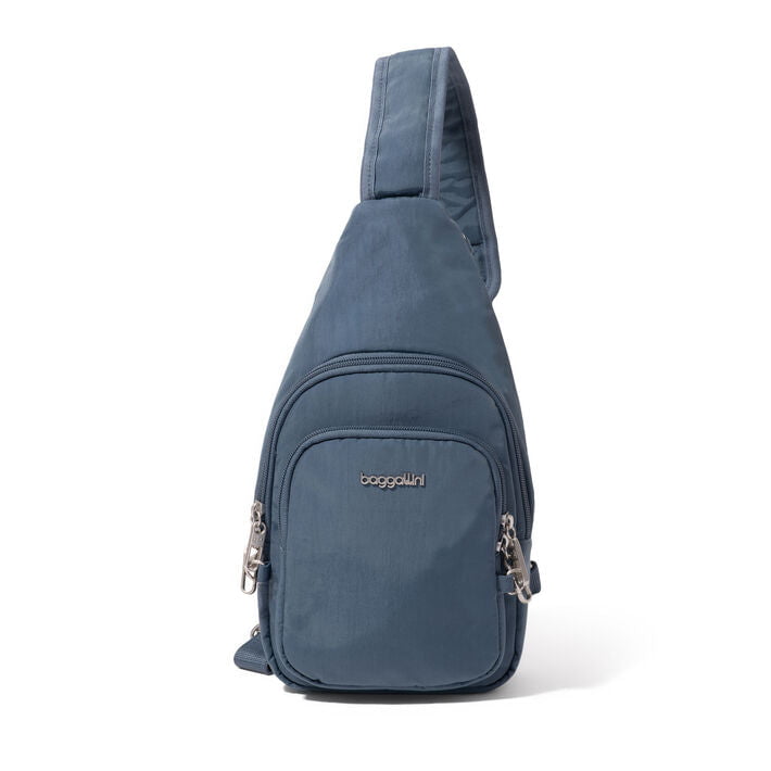 Baggallini Sling Bag Mist Baggallini Securtex Anti-Theft Daytripper Sling