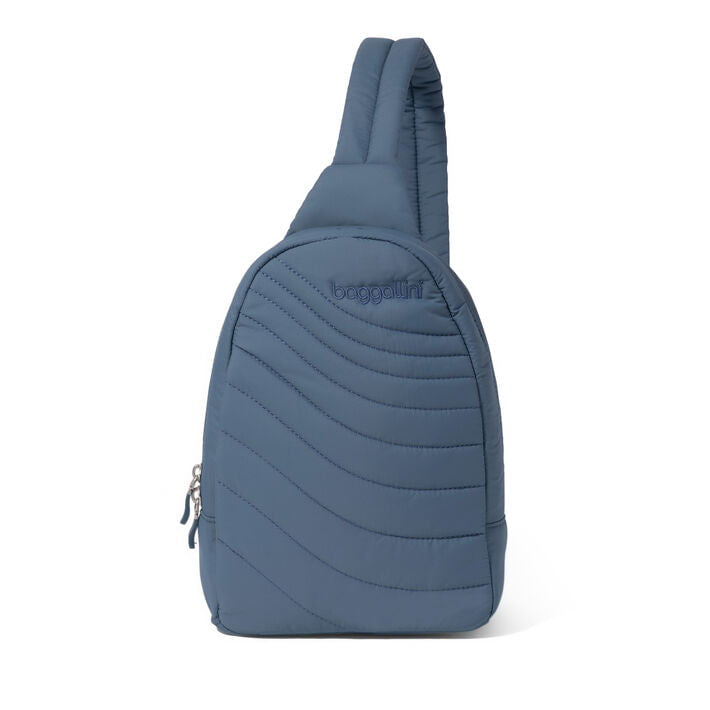 Baggallini Sling Bag Mist Wave Puff Baggallini Set Wave Sling