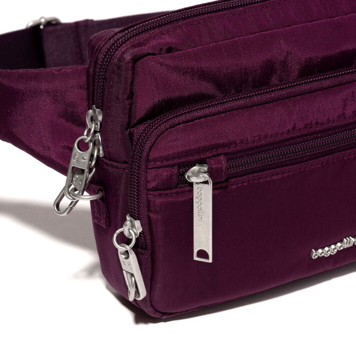 Baggallini Waist Pouches Baggallini Securtex Anti-Theft Belt Bag Sling