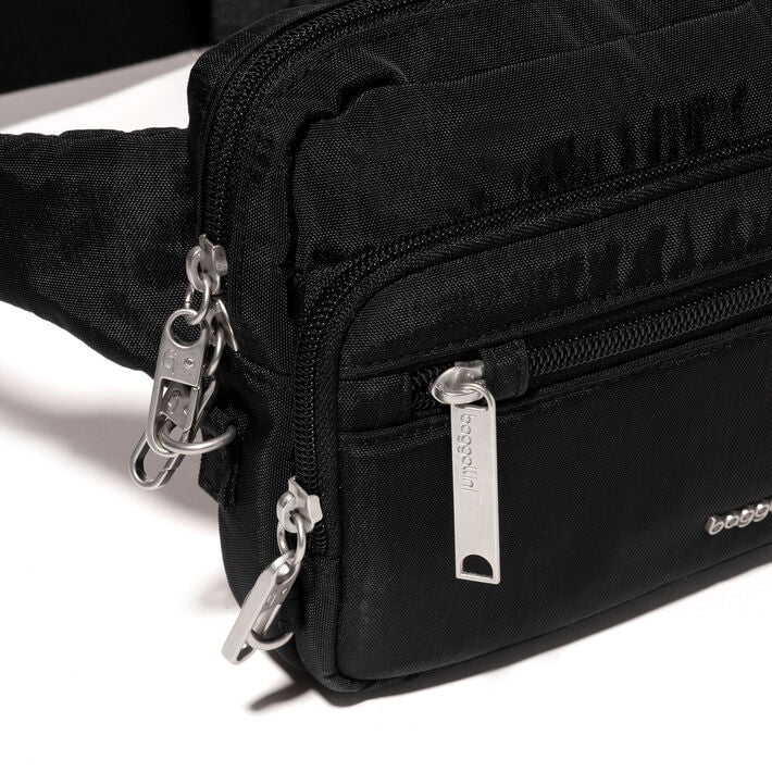 Baggallini Waist Pouches Baggallini Securtex Anti-Theft Belt Bag Sling