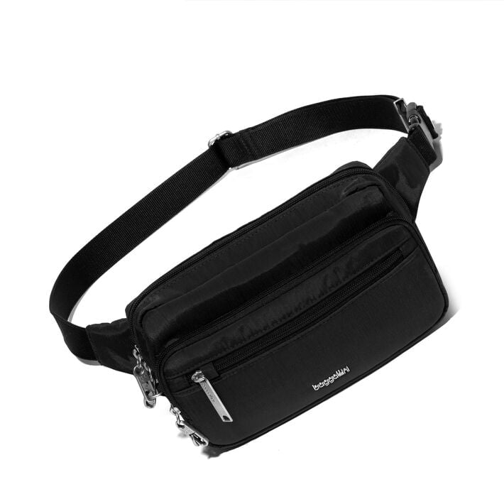 Baggallini Waist Pouches Black Baggallini Securtex Anti-Theft Belt Bag Sling