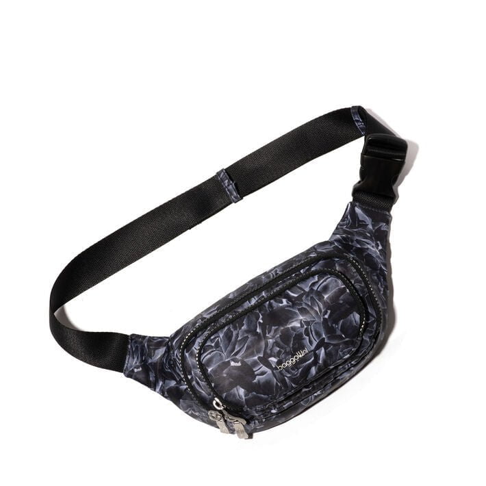 Baggallini Waist Pouches Divine Rose Baggallini On The Go Belt Bag Waist Pack - Divine Rose
