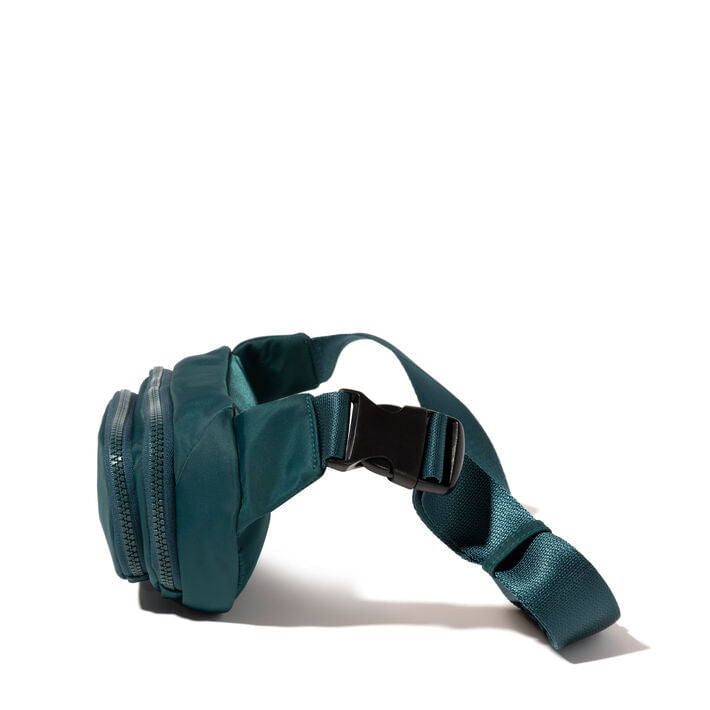 Baggallini Waist Pouches Emerald Twill Baggallini On The Go Belt Bag Waist Pack - Emerald Twill