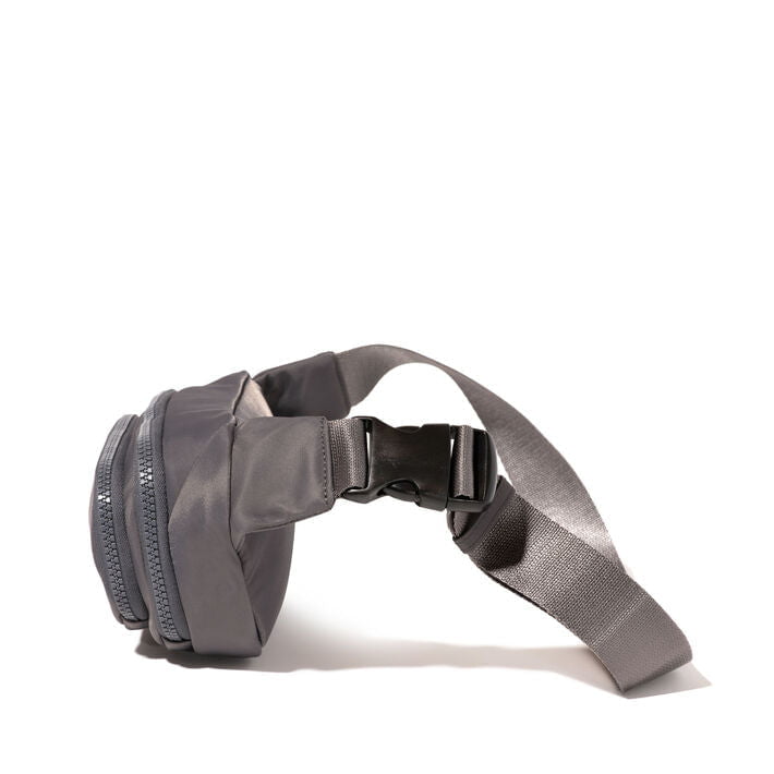 Baggallini Waist Pouches Smoke Twill Baggallini On The Go Belt Bag Waist Pack - Smoke Twill