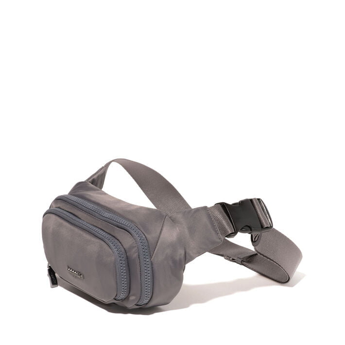 Baggallini Waist Pouches Smoke Twill Baggallini On The Go Belt Bag Waist Pack - Smoke Twill