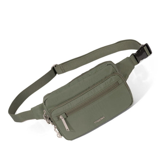 Baggallini Waist Pouches Thyme Baggallini Securtex Anti-Theft Belt Bag Sling