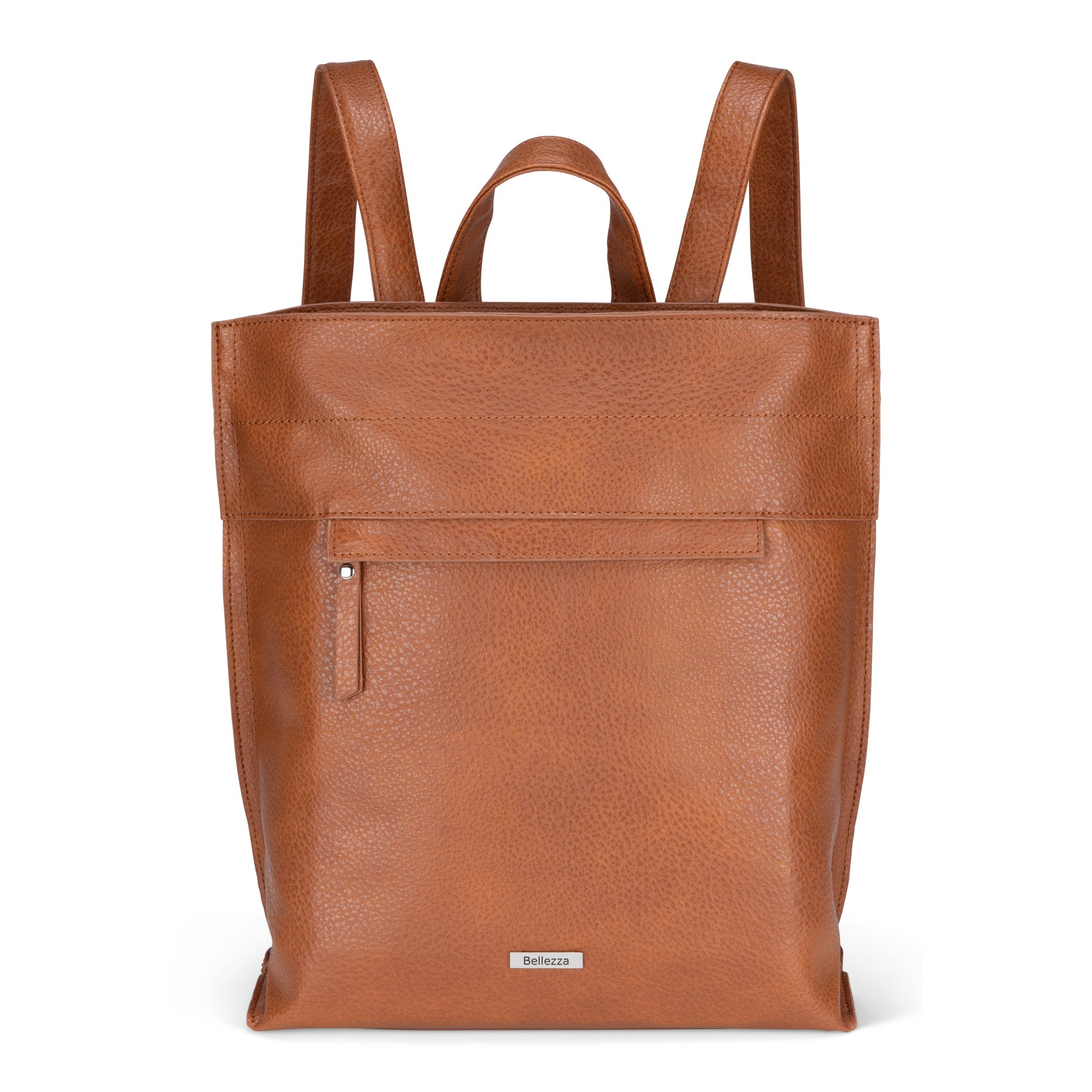 Bellezza Backpacks Cognac Bellezza RFID Backpack
