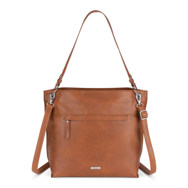 Bellezza Bags Cognac Bellezza Hobo Bag