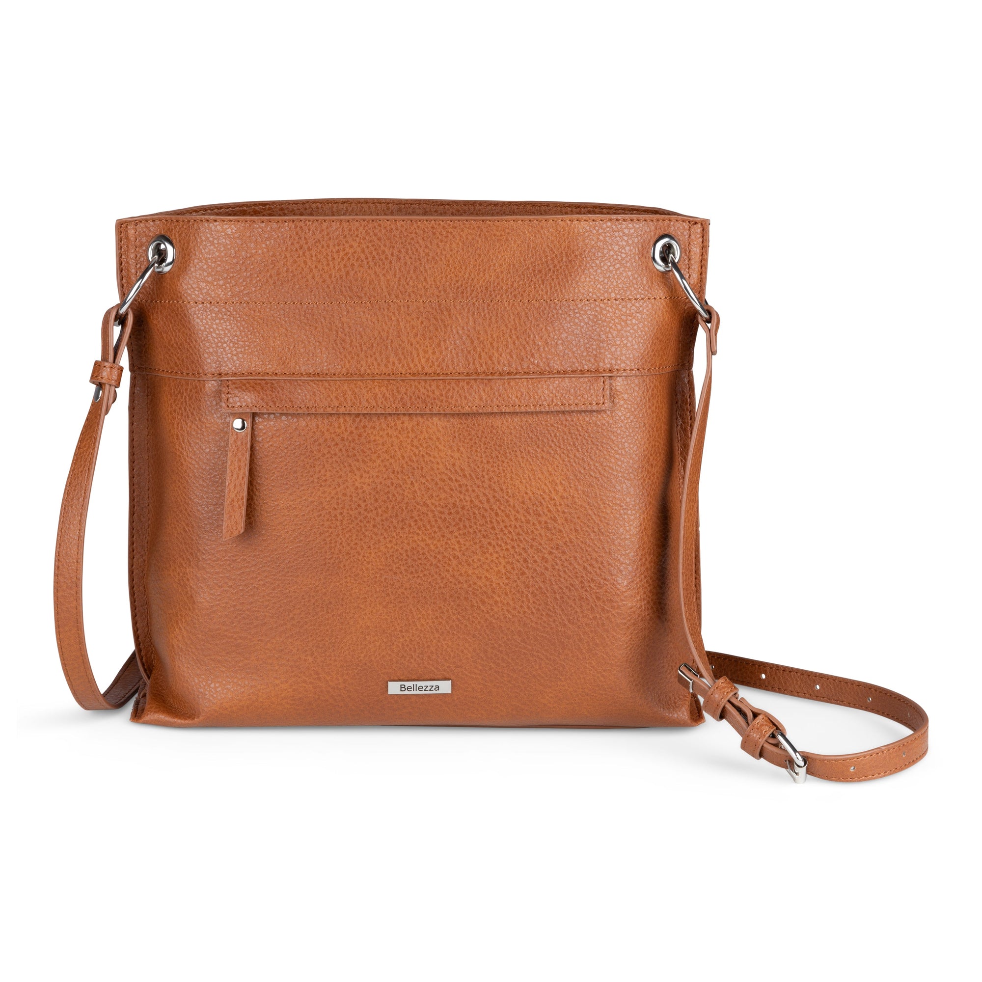 Bellezza Cross-Body Bag Cognac Bellezza North/South Cross Body Bag