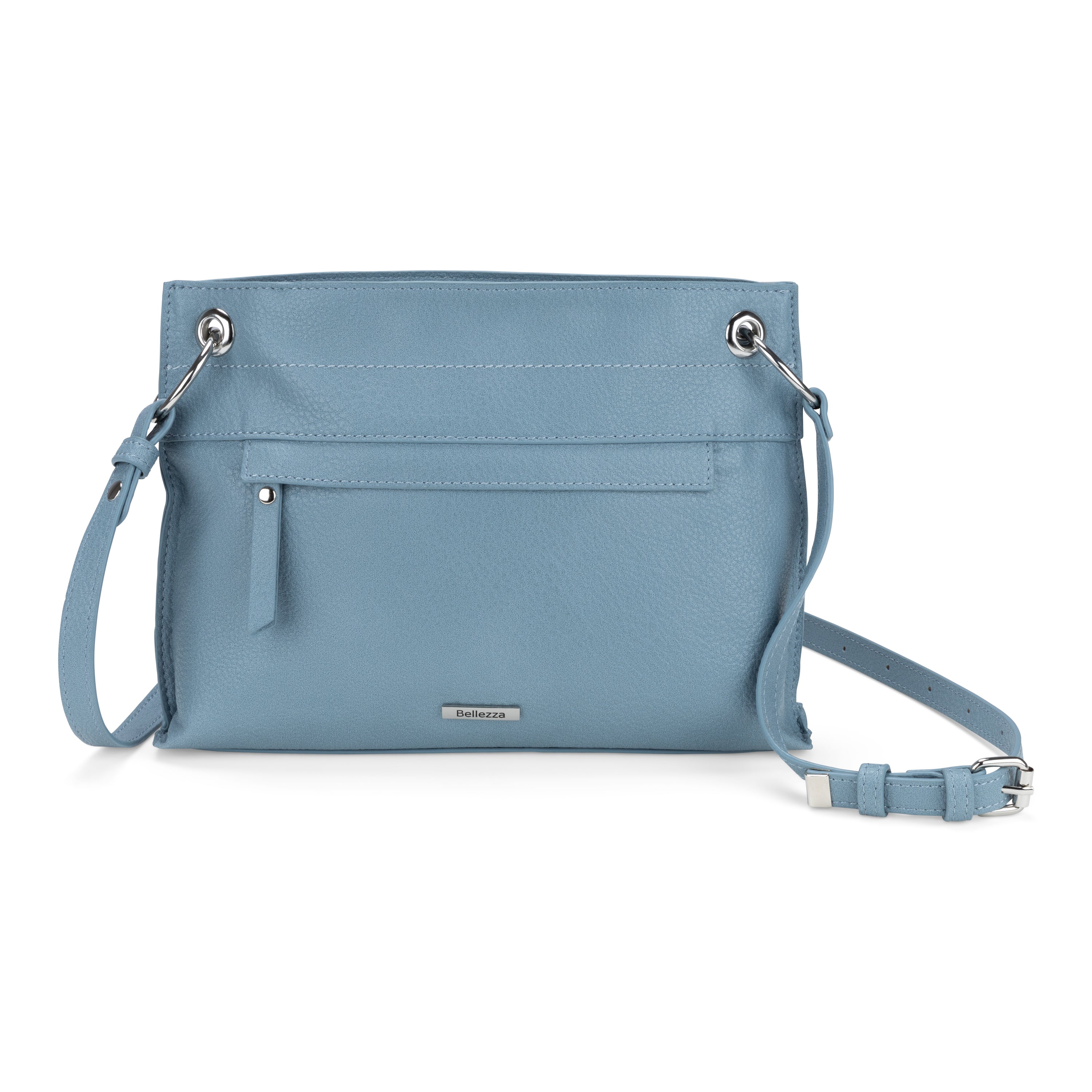 Bellezza Cross-Body Bag Light Blue Bellezza East/West Cross Body Bag