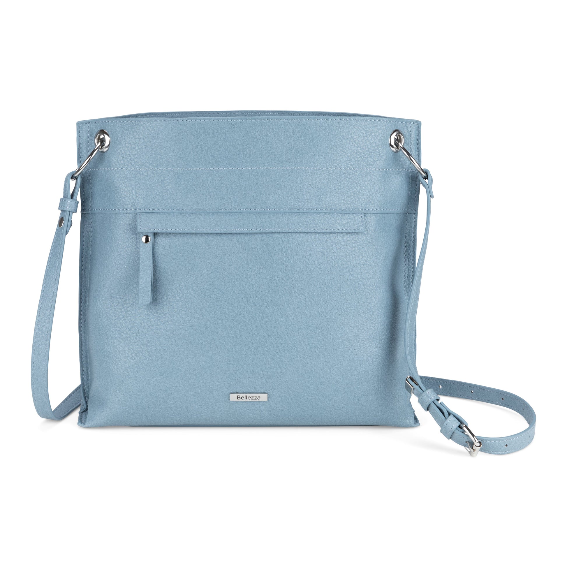 Bellezza Cross-Body Bag Light Blue Bellezza North/South Cross Body Bag