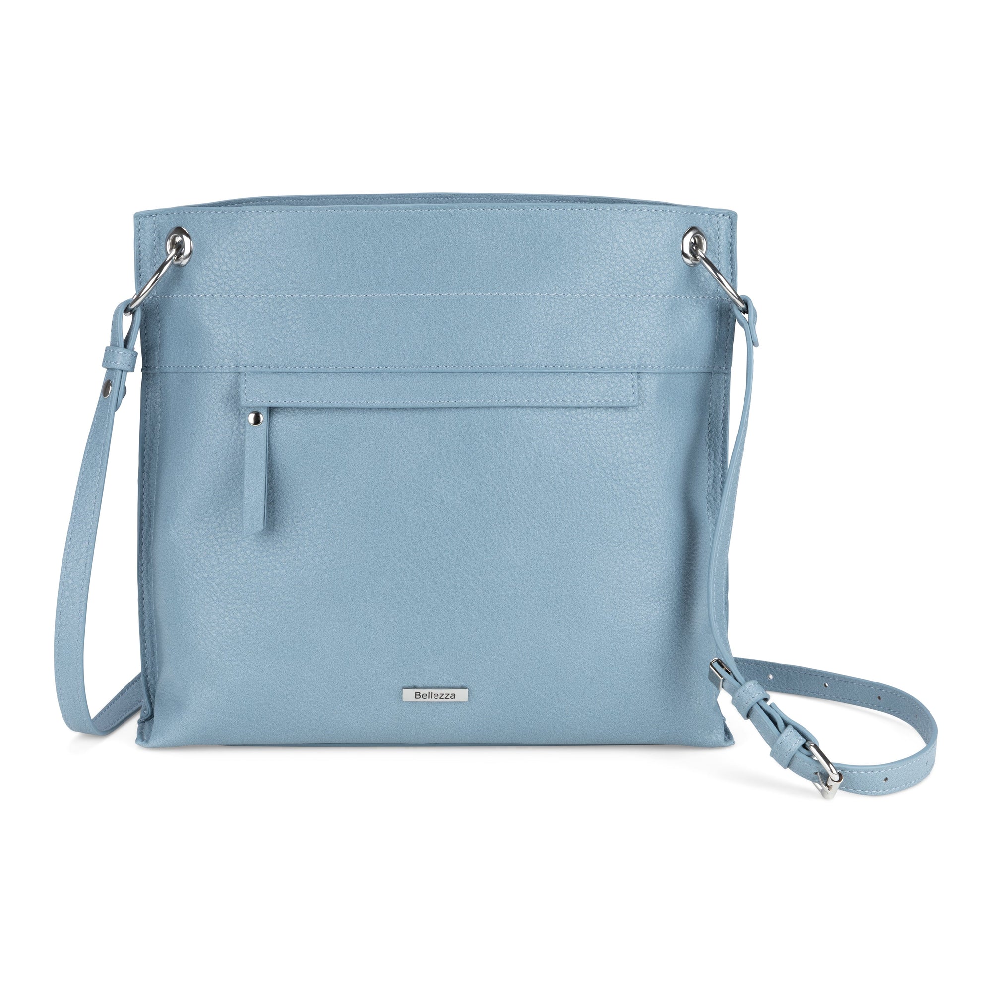 Bellezza Cross-Body Bag Light Blue Bellezza North/South Cross Body Bag