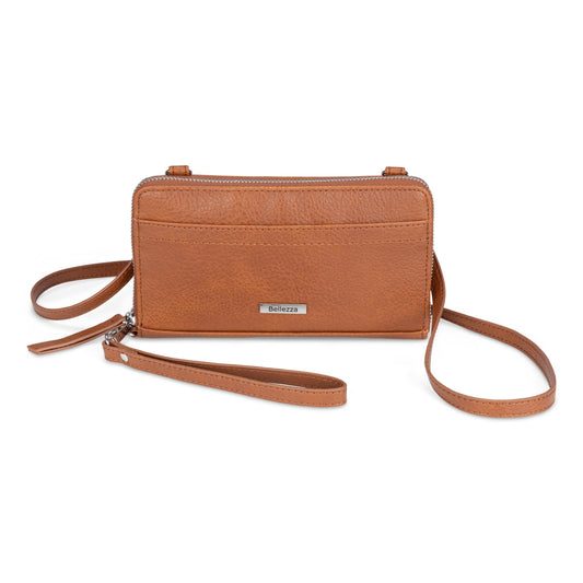 Bellezza Wallets Cognac Bellezza RFID Wallet on a String