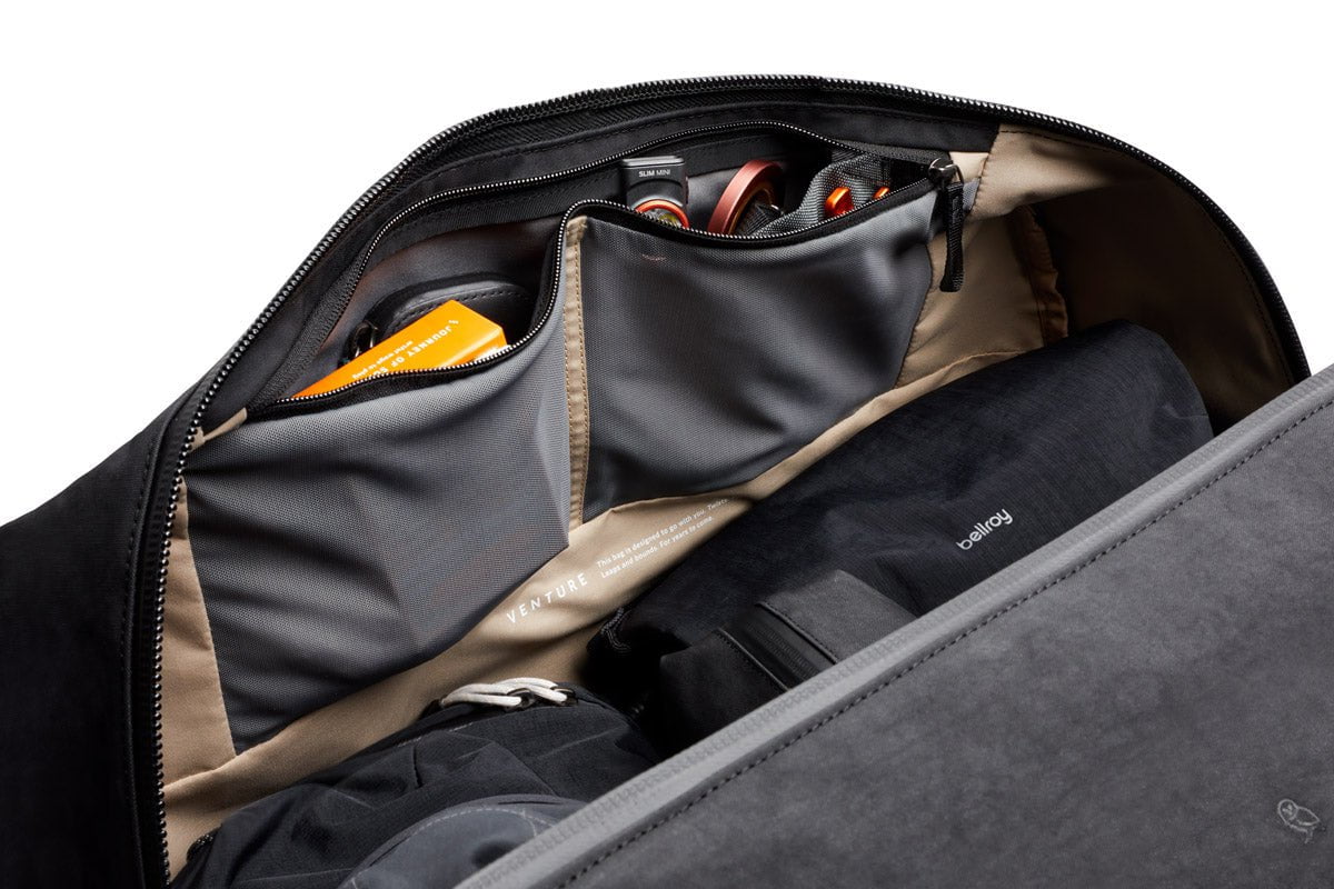 Bellroy Duffles Black Bellroy Venture Duffel 55L
