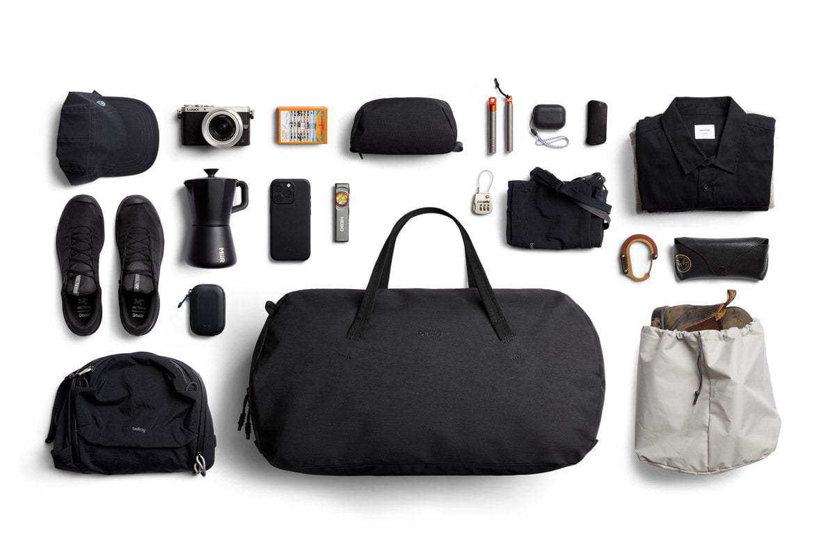 Bellroy Duffles Black Bellroy Venture Duffel 55L