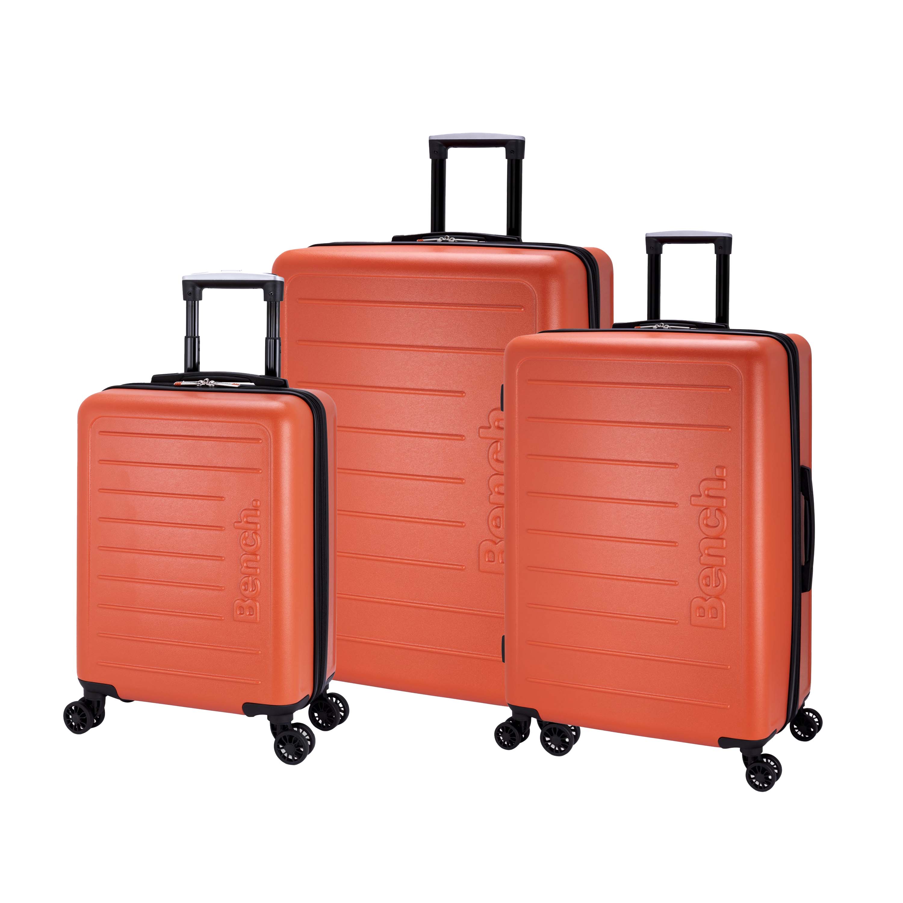 Bench Luggage Burnt Orange Bench Erasmos 3-Piece Luggage Set