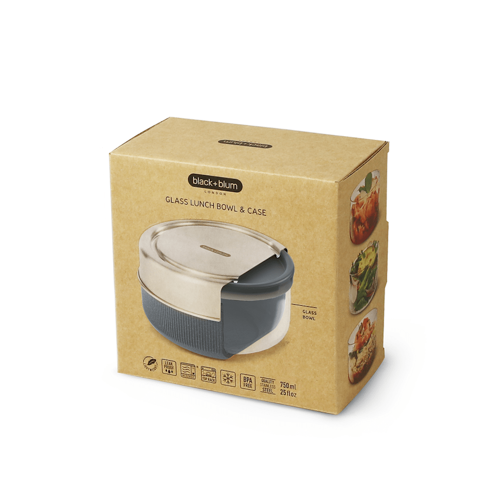 Black + Blum Coolers Slate Black + Blum Glass Lunch Bowl - 750ml