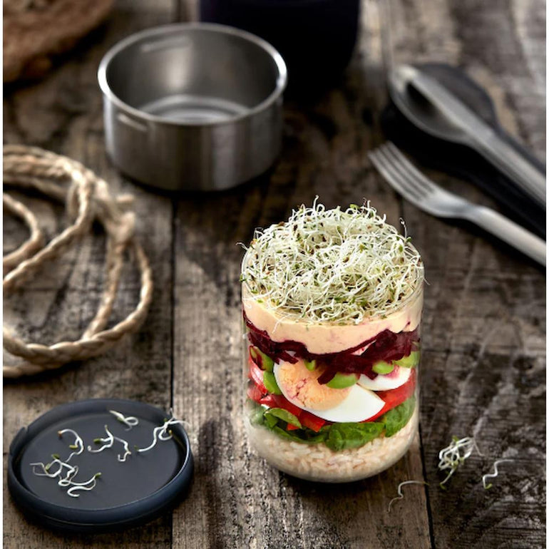Black + Blum Coolers Slate Black + Blum Glass Lunch Pot - 450ml