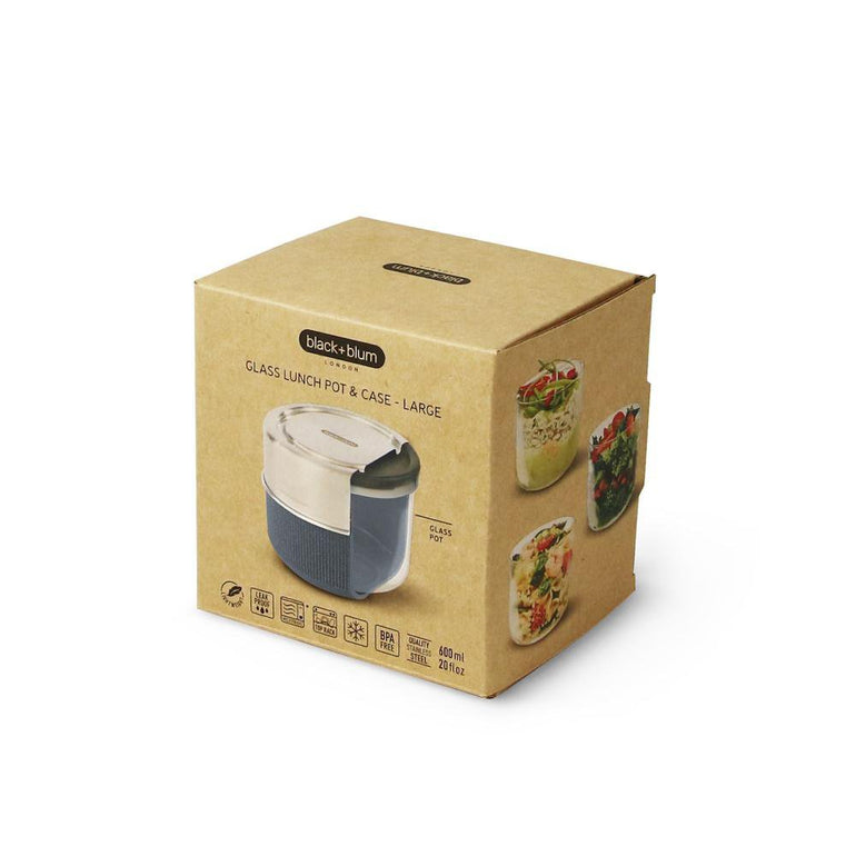 Black + Blum Coolers Slate Black + Blum Glass Lunch Pot - 600ml