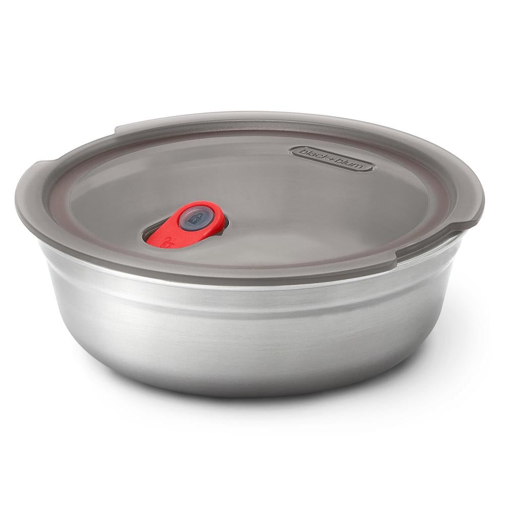 Black + Blum Travel Accessories Grey/Red Black + Blum Steel Food Bowl - Small