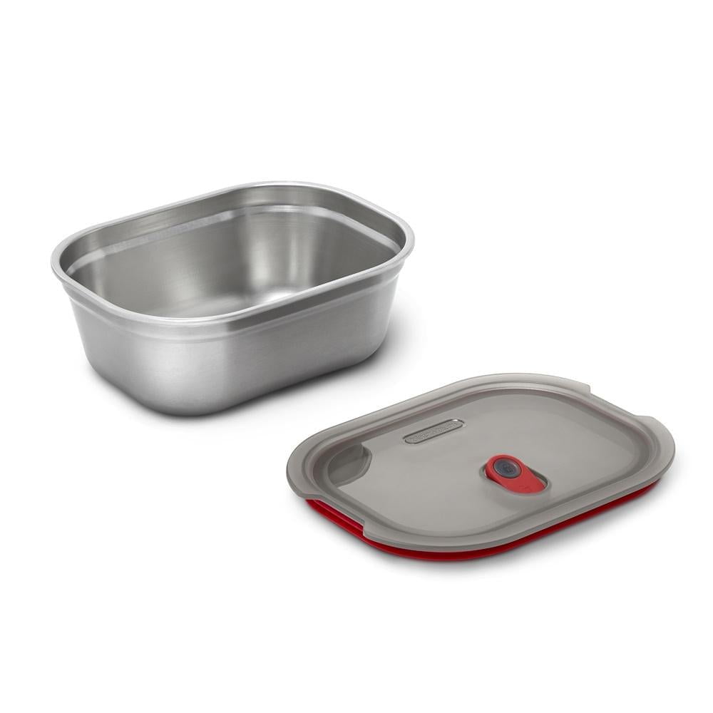 Black + Blum Travel Accessories Grey/Red Black + Blum Steel Food Box - Large