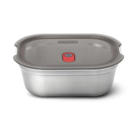 Black + Blum Travel Accessories Grey/Red Black + Blum Steel Food Box - Large