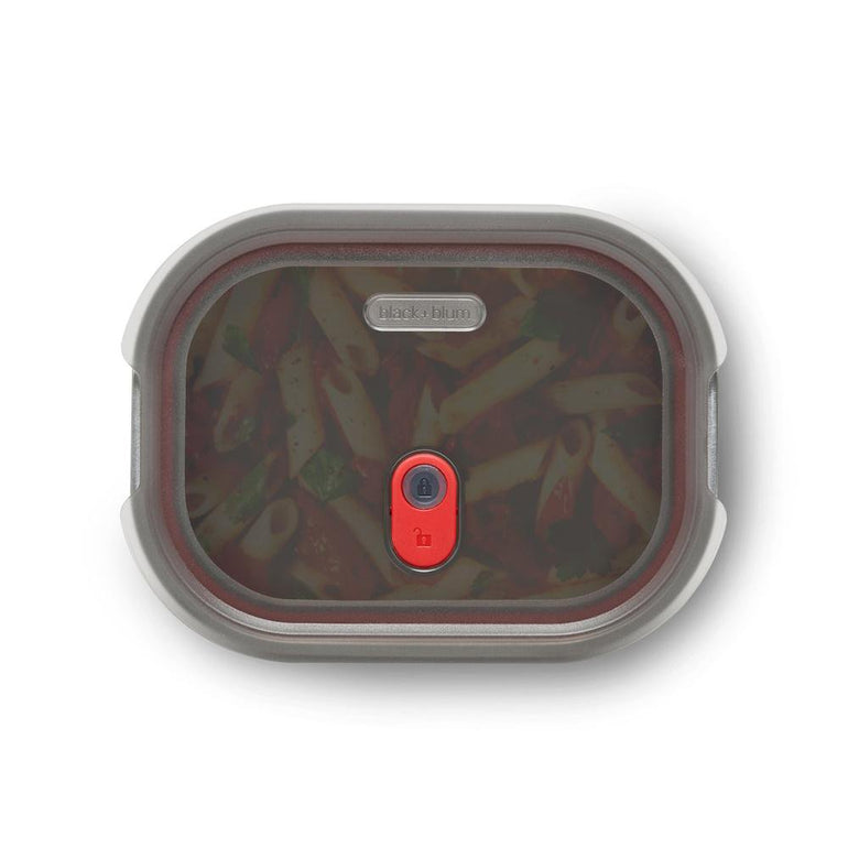 Black + Blum Travel Accessories Grey/Red Black + Blum Steel Food Box - Medium