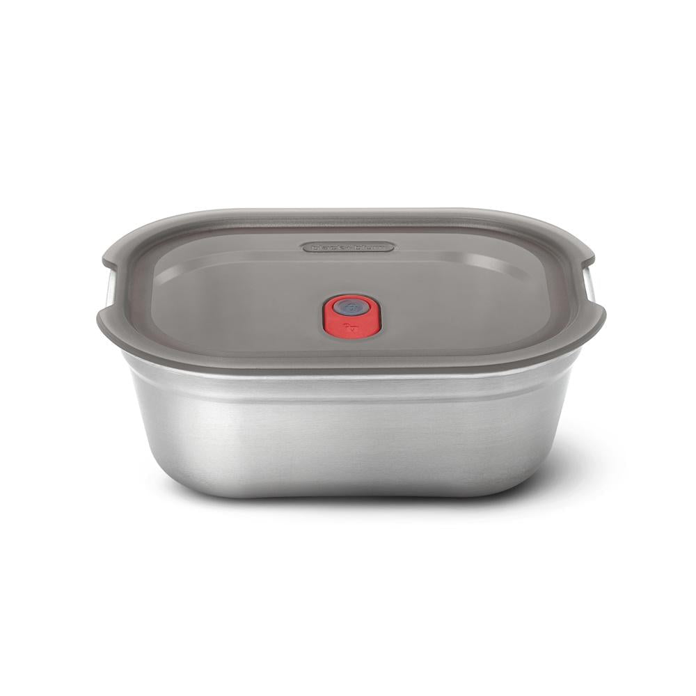 Black + Blum Travel Accessories Grey/Red Black + Blum Steel Food Box - Medium